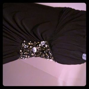Black beaded dress